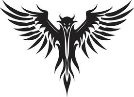 predatore falco un' nero vettore logo per il vincitore nero falco predatore logo un' vettore logo per il campione