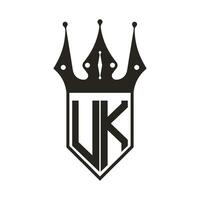 logo della lettera del Regno Unito vettore