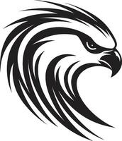 nero vettore predatore falco un' logo quello volontà partire il tuo marchio predatore falco un' nero vettore logo per quelli chi rifiuto per indietro giù