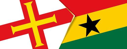 maglione e Ghana bandiere, Due vettore bandiere.