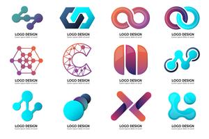 Logo moderno Minimal Vector per banner