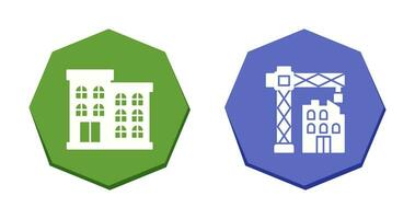 edificio e costruzione icona vettore