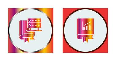 server e statistica icona vettore