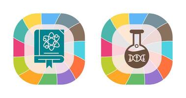 scienza e dna icona vettore