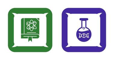 scienza e dna icona vettore