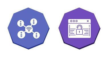 Wi-Fi e parola d'ordine icona vettore