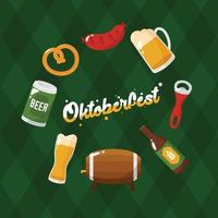 festa della birra oktoberfest vettore