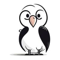carino pinguino cartone animato design. vettore illustrazione eps10 grafico