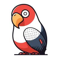 pappagallo icona. piatto illustrazione di pappagallo vettore icona per ragnatela design