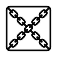 catena simbolo icona vettore