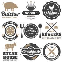 Ristorante Retro Vector Logo per banner