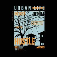 urbano vita grafico disegno, tipografia vettore, illustrazione, per Stampa t camicia, freddo moderno stile vettore
