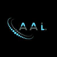aal lettera logo creativo design. aal unico design. vettore