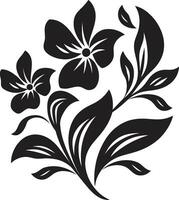 Vintage ▾ nero floreale design nero floreale ornamento vettore