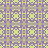 pixel arte modello viola verde vettore