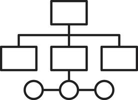 organizzativa struttura icona. struttura icona vettore
