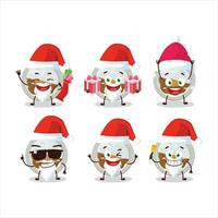 Santa Claus emoticon con cocco ichibanya curry cartone animato personaggio vettore