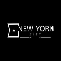 vettore t camicia design nuovo York città logo genere.