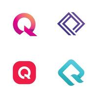 lettera q logo design modello elementi vettore