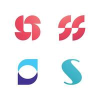 lettera S logo vettore modello. creativo S lettera iniziale logo design