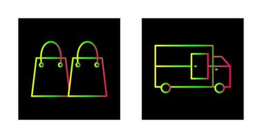 spedizione e shopping Borsa icona vettore