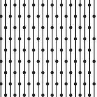 astratto nero verticale linea e punto modello. vettore