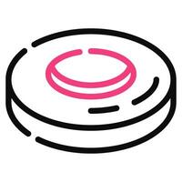 frisbee icona illustrazione, per uix, ragnatela, app, infografica, eccetera vettore