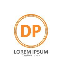 lettera dp logo. d p. dp logo design vettore illustrazione per creativo azienda, attività commerciale, industria. professionista vettore