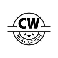 lettera cw logo. c w. cw logo design vettore illustrazione per creativo azienda, attività commerciale, industria. professionista vettore