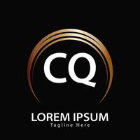 lettera cq logo. c q. cq logo design vettore illustrazione per creativo azienda, attività commerciale, industria. professionista vettore