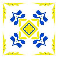 patchwork interno geometrico marocchino. carta da parati azulejo marocchino vettore