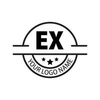 lettera ex logo. e X. ex logo design vettore illustrazione per creativo azienda, attività commerciale, industria. professionista vettore