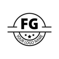 lettera fg logo. f g. fg logo design vettore illustrazione per creativo azienda, attività commerciale, industria. professionista vettore