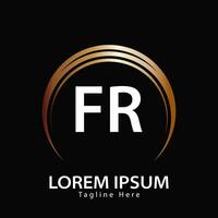 lettera fr logo. f r. fr logo design vettore illustrazione per creativo azienda, attività commerciale, industria. professionista vettore