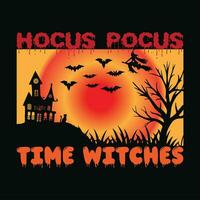 hocus pocus tempo streghe 3 vettore