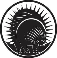 grassetto e grazioso nero armadillo icona noir armatura armadillo logo nel nero vettore