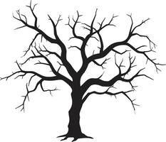 dissolvenza fantasticheria monocromatico omaggio per un' senza vita alberi fine eterno decadimento nero vettore abilità artistica di un' morto albero