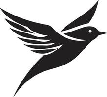sereno pappagallo emblema astratto aquila distintivo vettore