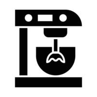 miscelatore vettore glifo icona per personale e commerciale uso.