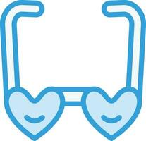 illustrazione del design dell'icona di vettore degli occhiali