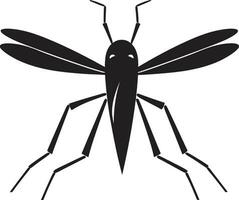 grazioso zanzara vettore arte futuristico zanzara emblema