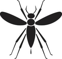 Vintage ▾ zanzara grafico opera d'arte astratto zanzara icona simbolismo vettore