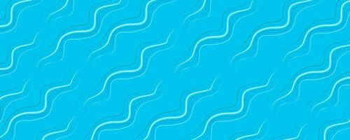 astratto blu sfondo con ondulato Linee nel un' carta stile. vettore illustrazione.