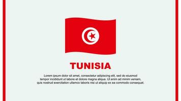 tunisia bandiera astratto sfondo design modello. tunisia indipendenza giorno bandiera sociale media vettore illustrazione. tunisia cartone animato