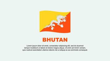 bhutan bandiera astratto sfondo design modello. bhutan indipendenza giorno bandiera sociale media vettore illustrazione. bhutan sfondo