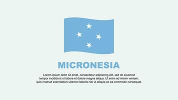 micronesia bandiera astratto sfondo design modello. micronesia indipendenza giorno bandiera sociale media vettore illustrazione. micronesia sfondo