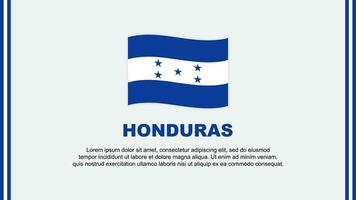 Honduras bandiera astratto sfondo design modello. Honduras indipendenza giorno bandiera sociale media vettore illustrazione. cartone animato