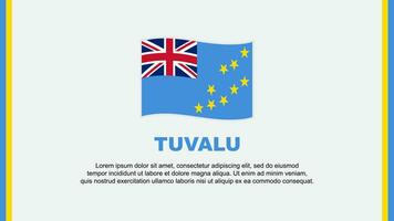 tuvalu bandiera astratto sfondo design modello. tuvalu indipendenza giorno bandiera sociale media vettore illustrazione. tuvalu cartone animato