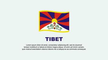 Tibet bandiera astratto sfondo design modello. Tibet indipendenza giorno bandiera sociale media vettore illustrazione. Tibet sfondo