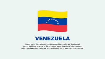 Venezuela bandiera astratto sfondo design modello. Venezuela indipendenza giorno bandiera sociale media vettore illustrazione. Venezuela sfondo